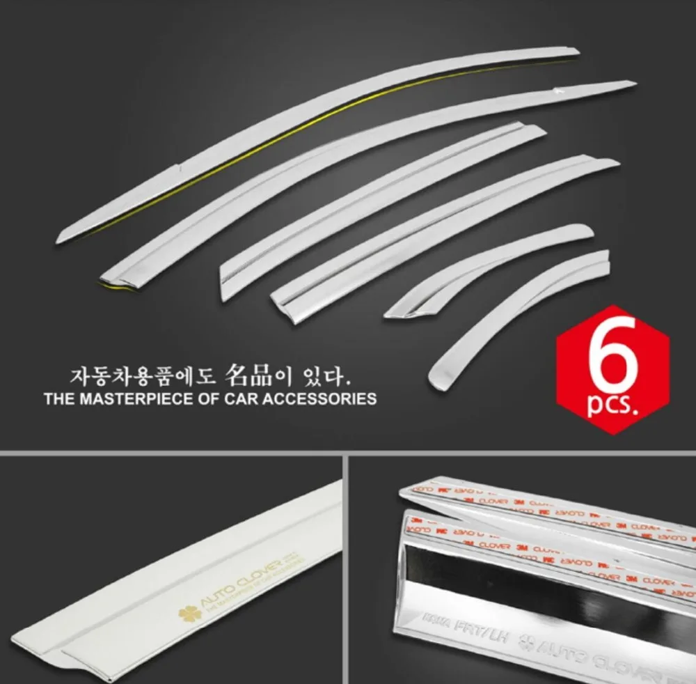 

ABS Chrome plastic Window Visor Vent Shades Sun Rain Guard car accessories for LEXUS NX200 NX300 NX300h 2015 - 2019 car styling