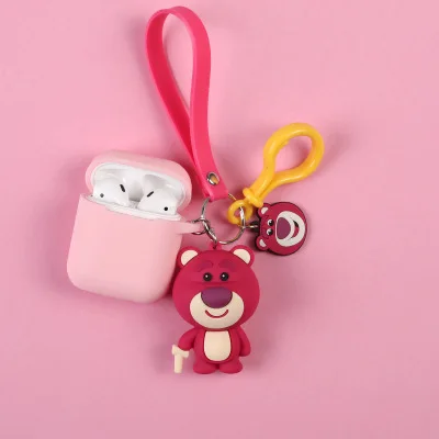 BR-3 Милый мультяшный клубничный медведь stellalou Rabbit брелок животное кукла брелок рюкзак аксессуары брелоки держатель для ключей - Цвет: BR-3