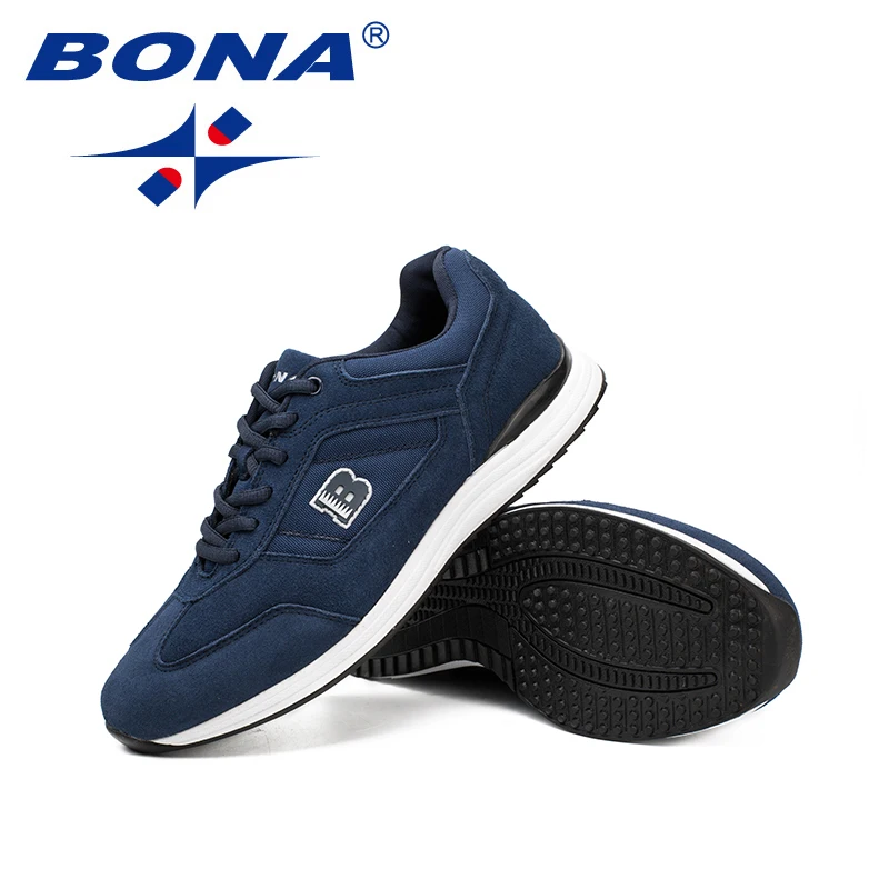

BONA New Classics Style Men Running Shoes Lace Up Men Sport Shoes Outdoor Jogging Sneakers Comfortable Light Fast Free Shipping