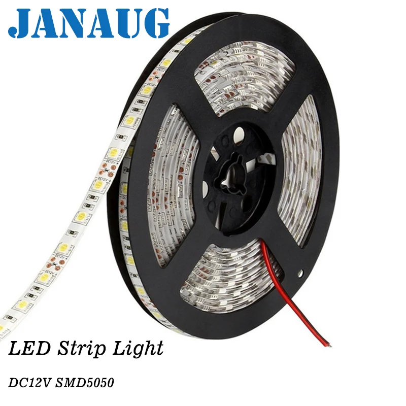 RGB Led Strip 5050 5630 2835 3528 Waterproof 5M 60Led/M Light DC12V Fita String Stripe Bar Neon Bombillas Lamp | Освещение