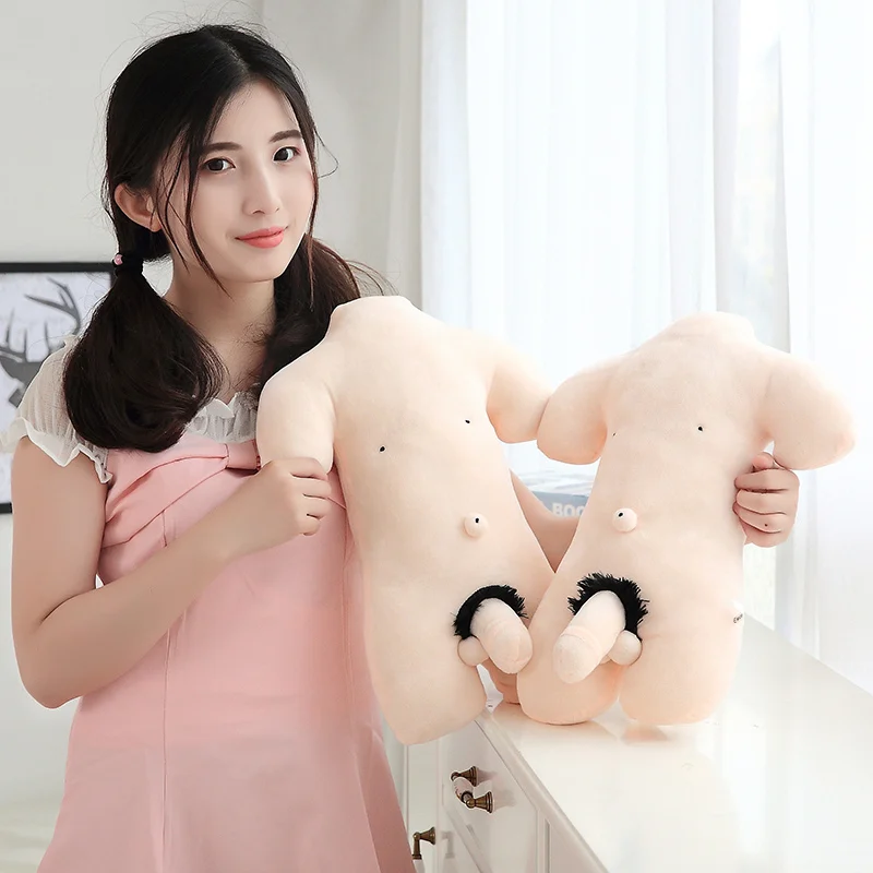 40 см креативный плюшевый пенис игрушка кукла плюшевая грудь сексуальная подушка