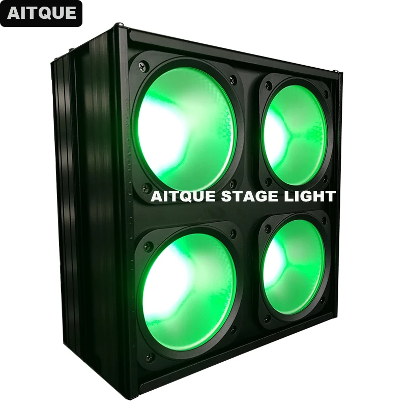 

8pcs Stage studio lighting rgb dmx led blinders 4eyes dmx rgb led spotlight cob led blinder matrx light wash
