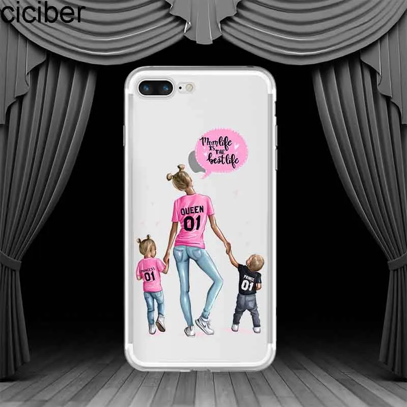 Ciciber/чехол для телефона с изображением супер мамы и маленькой девочки iphone 11 Pro Max