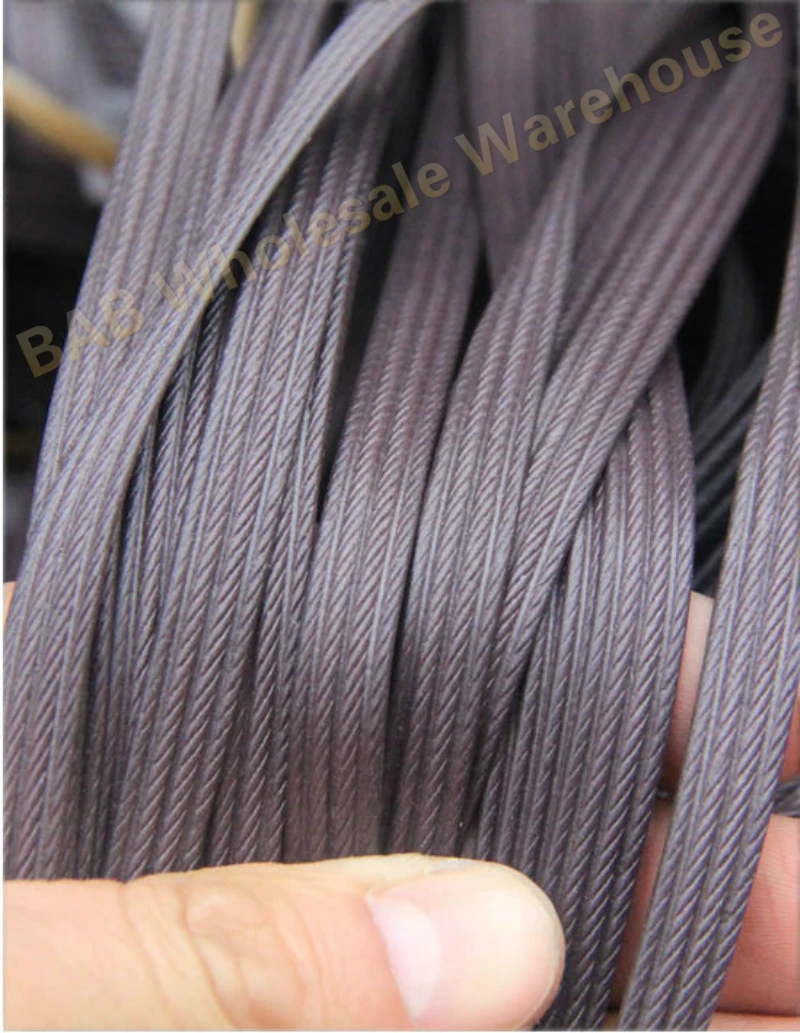 Кофейный фиолетовый четырехлинейный синтетический пластиковый ротанговый