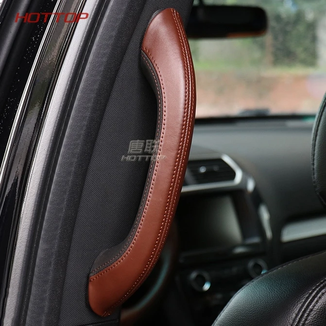 Подходит для Ford Explorer тяговые перчатки кожаные Авто внутренние дверные поручни модифицированные аксессуары