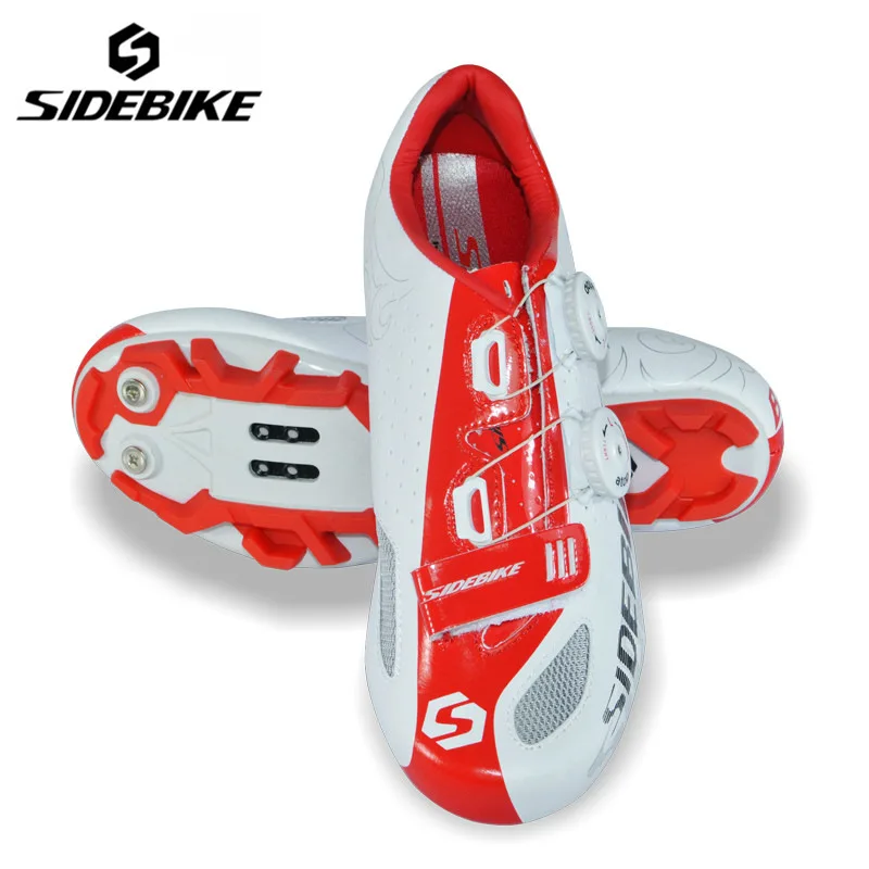 SIDEBIKE Профессиональный самоконтрящаяся MTB Обувь ездить дорога горный велосипед