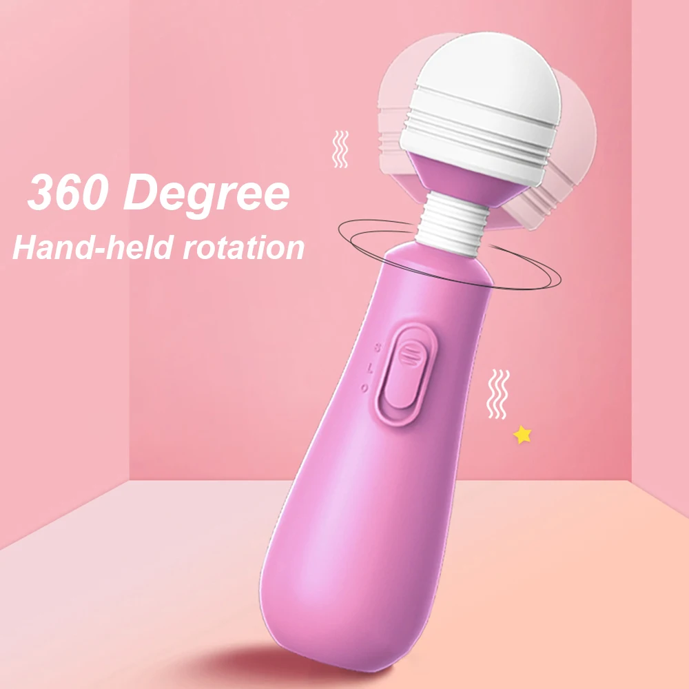 Мощная Детская Бутылочка Мини Волшебная палочка Вибраторы для взрослых интимные