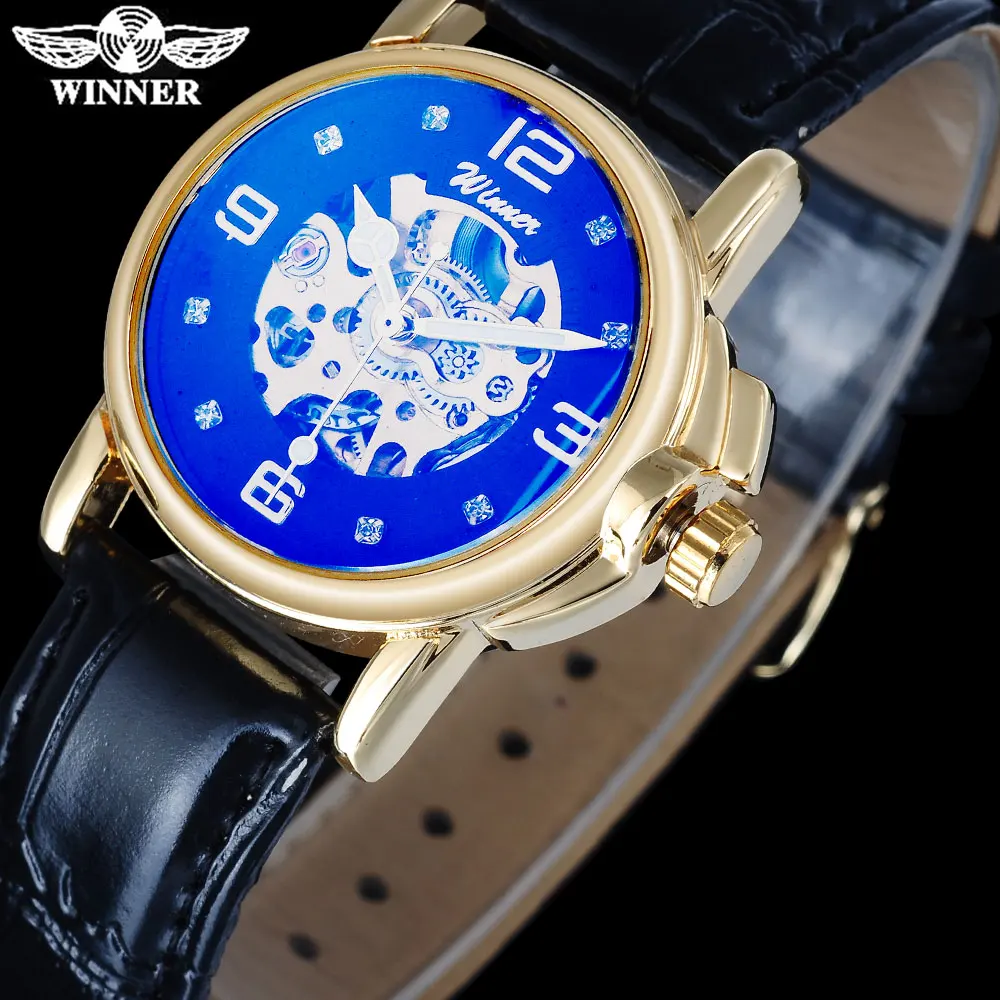 2016 победитель известный бренд женские часы модные автоматические