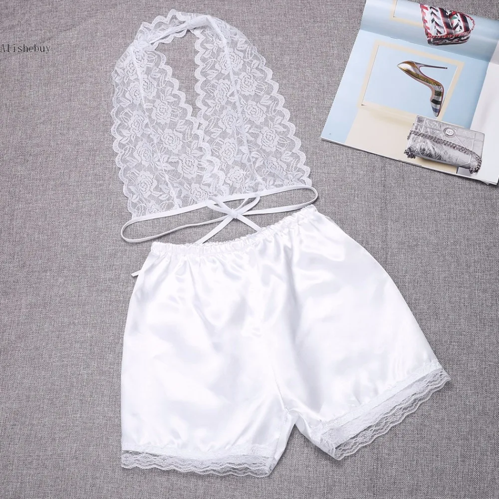 Новый сексуальный кружевной бюстгальтер с открытой промежностью женские трусы