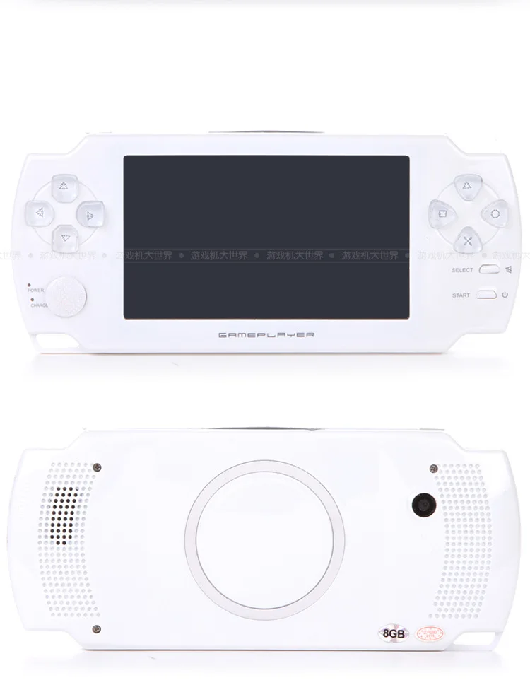 white Coolbaby 4,3 дюймов Сенсорная Пальмовая игра для psp машина 8G память GBA игровая консоль ручной сенсорный экран - Цвет: white