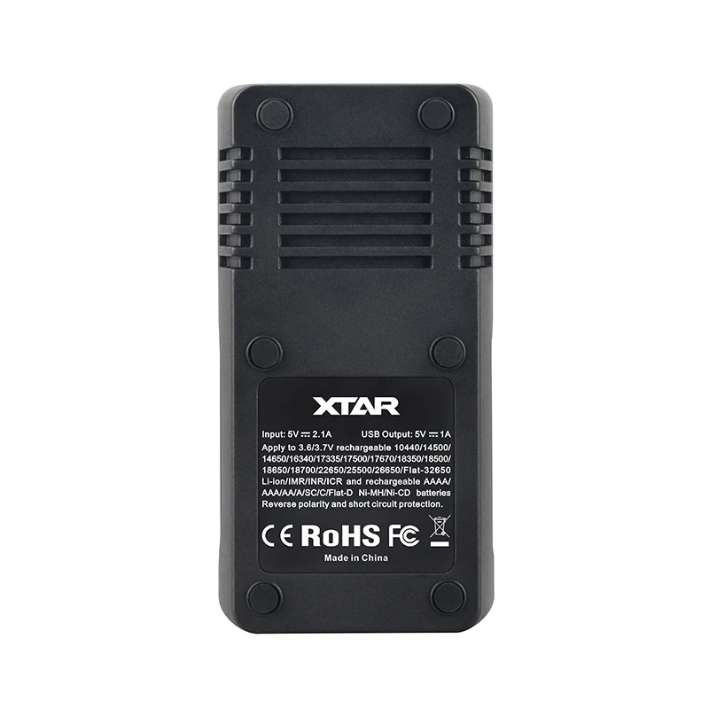 Подлинный xtar мастер VC2 плюс 2 слота 1A ток интеллигентая (ый) USB Батарея Зарядное