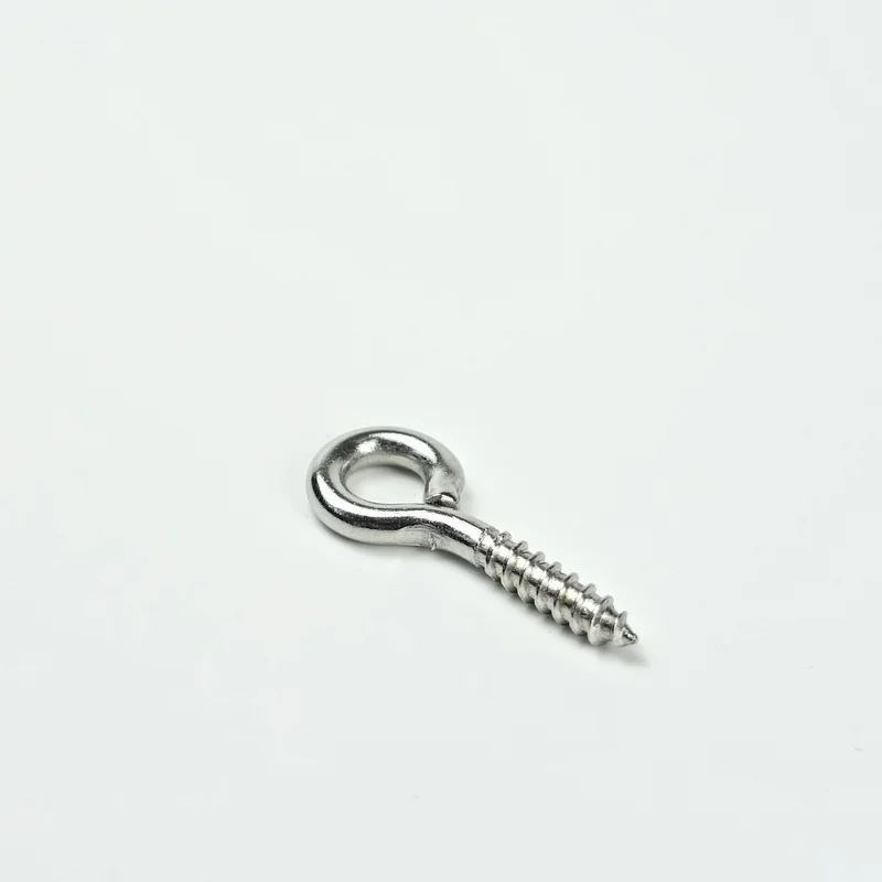 

10PCS 30mm Eye Screw Bolt Hook 304 Stainless Steel Screw Eye DIY Rope Accessories Wood Screws Jewellery Accessories