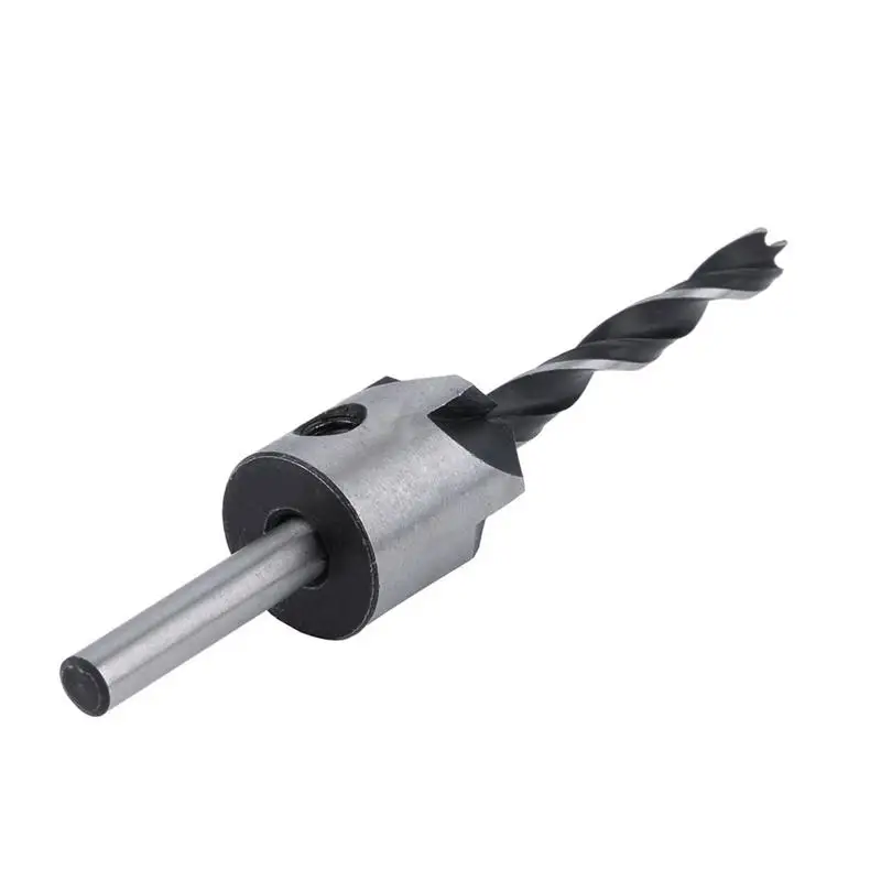 Набор сверл для столярных работ с 5 фрезами развертка фаска деревообработки