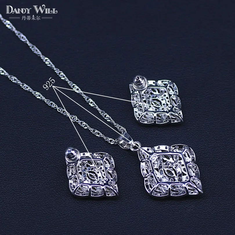 В израильском стиле Сверкающие Желтые белые кубические циркониевые Серебряные