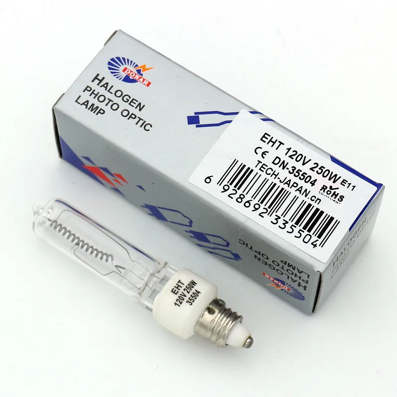 DONAR DN-35504 EHT 120 в 250 Вт мини может E11 Q250/CL/MC 120V250W галогенный светильник, лампа для сценической студии, светильник для бассейна