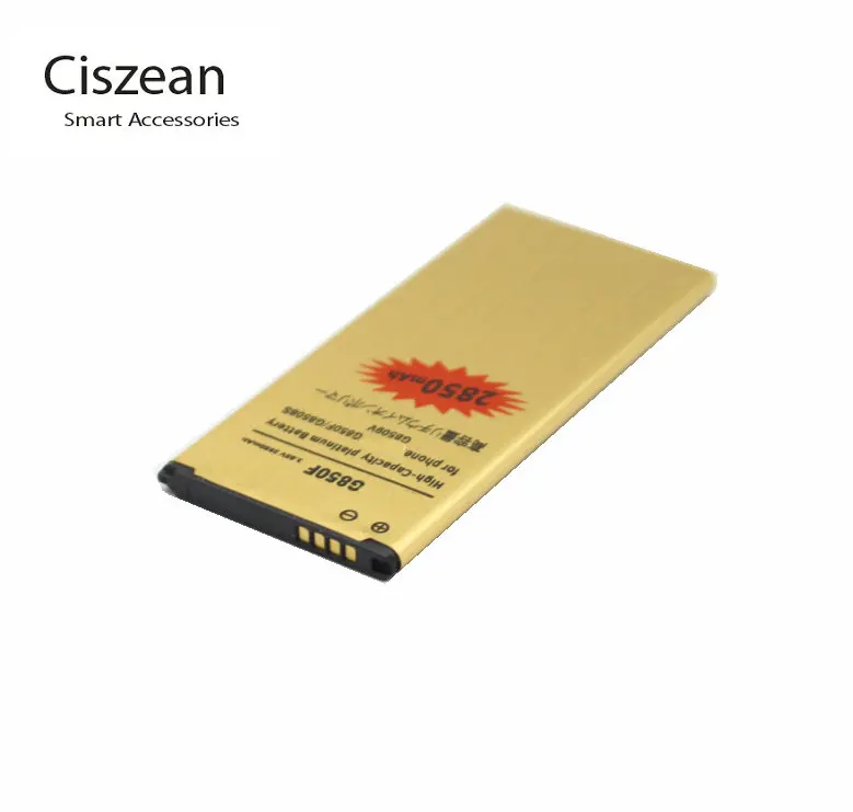 1x 2850mAh EB-BG850BBC EB-BG850BBE Gold Battery For Samsung Galaxy Alpha G850 G8508 G8508S G8509v G850F G850T Batterie Batterij | Мобильные