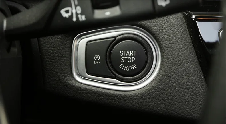 Для BMW 3 серии 316i 318i 320i 330i F30 кнопка запуска с одной кнопкой блестками старт вверх