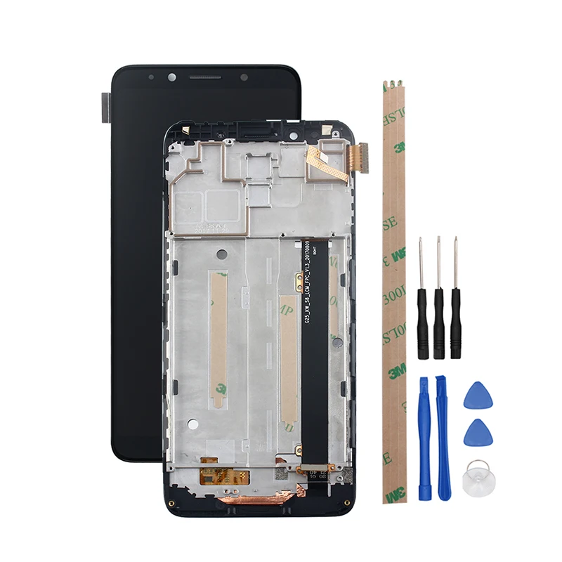 Ocolor для UMI UMIDIGI S2 PRO ЖК-дисплей и сенсорный экран с рамкой в сборе Замена с инструментами+ пленка для UMIDIGI S2 PRO