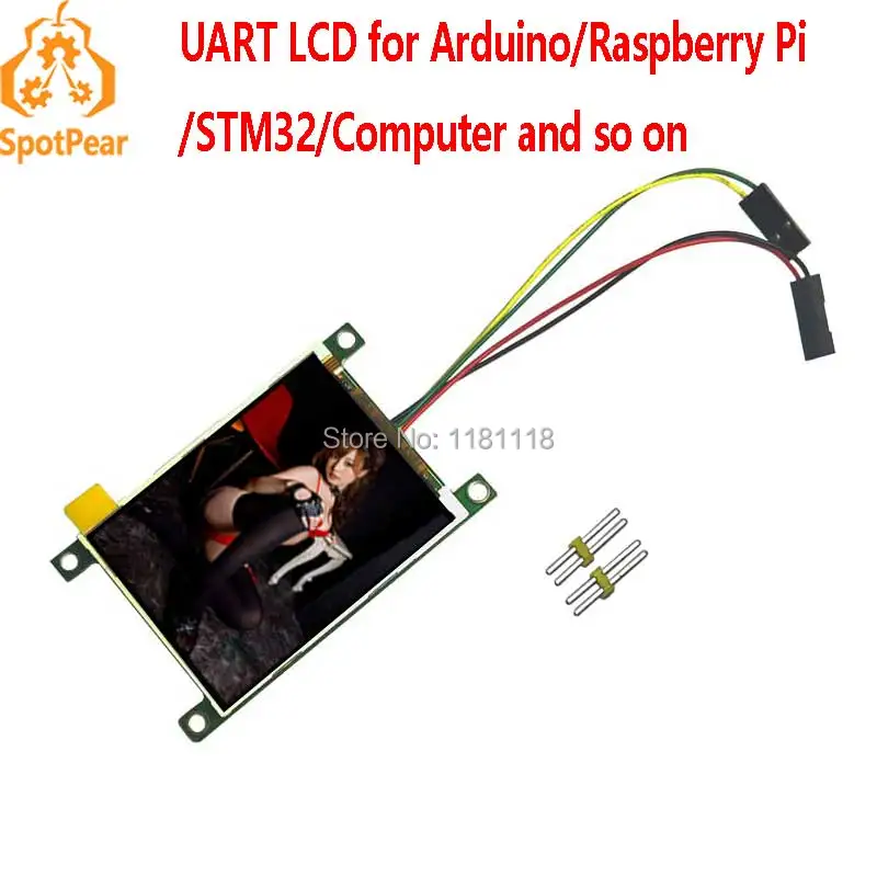 2 дюймов UART ЖК дисплей на тонкопленочных транзисторах тонкоплёночных Дисплей