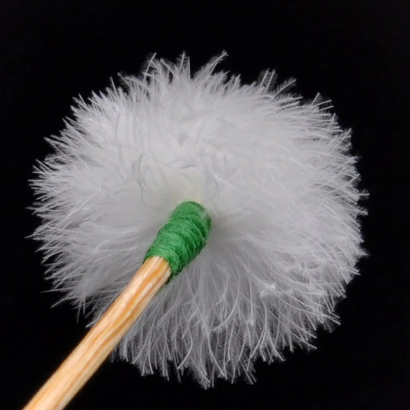 Double-head Bamboo Handle Goose Feathers Ear Wax Remover Ears Pick Care Tool | Красота и здоровье