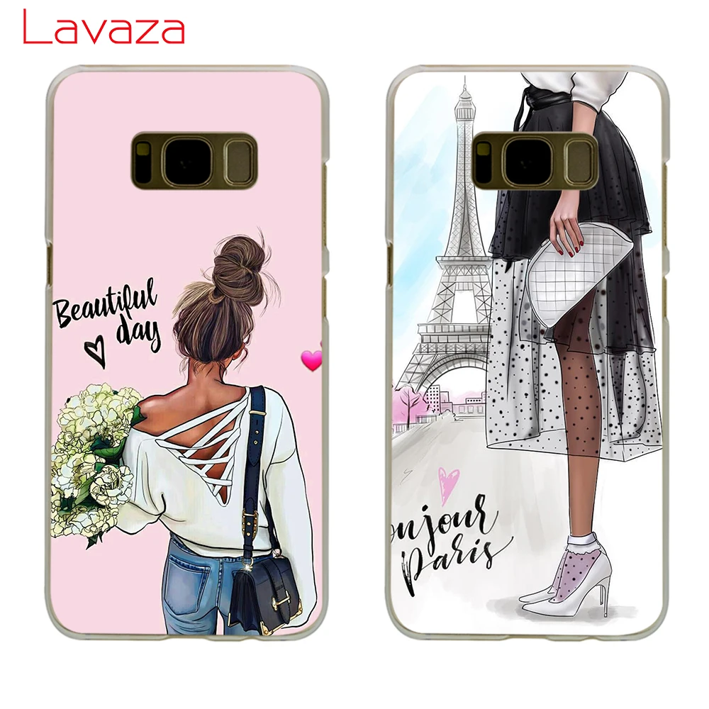 Модный жесткий чехол для телефона Lavaza с черными и коричневыми волосами Samsung Galaxy A10