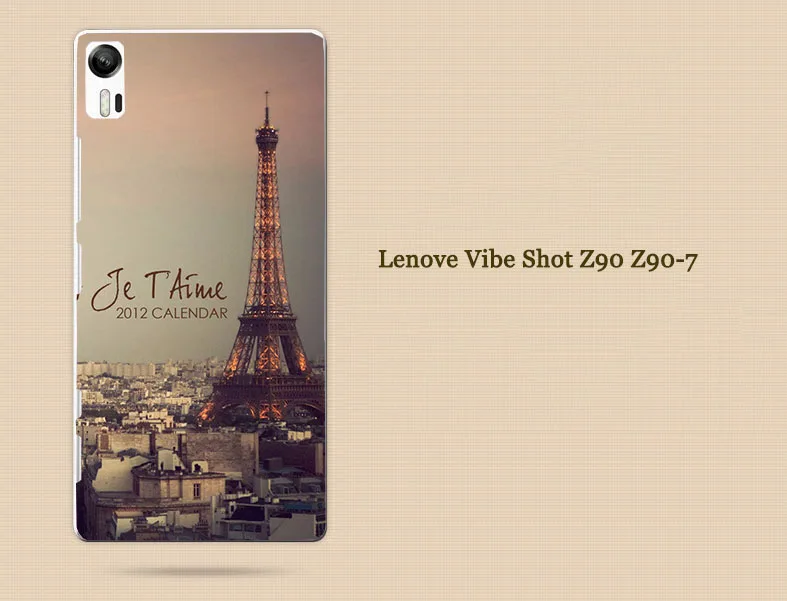 Роза цветок картина Прозрачный жесткий пластиковый чехол для Lenovo Vibe Shot Z90 Z90-7