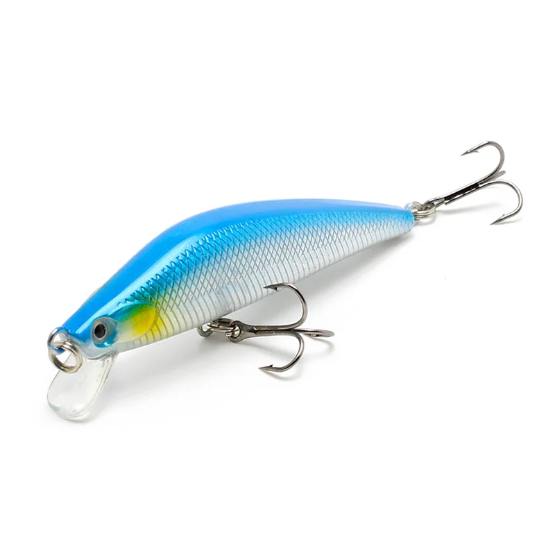 Amlucas гольян рыболовная приманка 7 5 см 3 г Твердый воблер Crankbait 3D глаза
