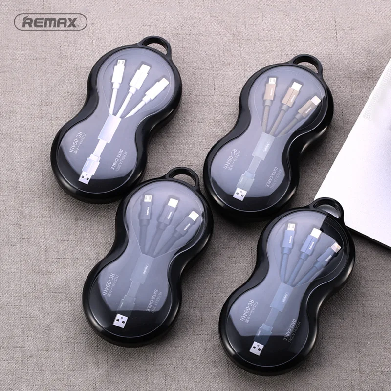Remax USB кабель для iPhone XS Max XR X 8 7 6 5 зарядное устройство 3 в 1 Micro USB кабель для мобильного телефона usb type-c кабель