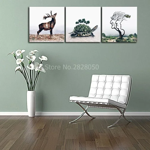 Абстрактный Декор для гостиной картина из 3 панелей|modern artwork|canvas painting3 panel |