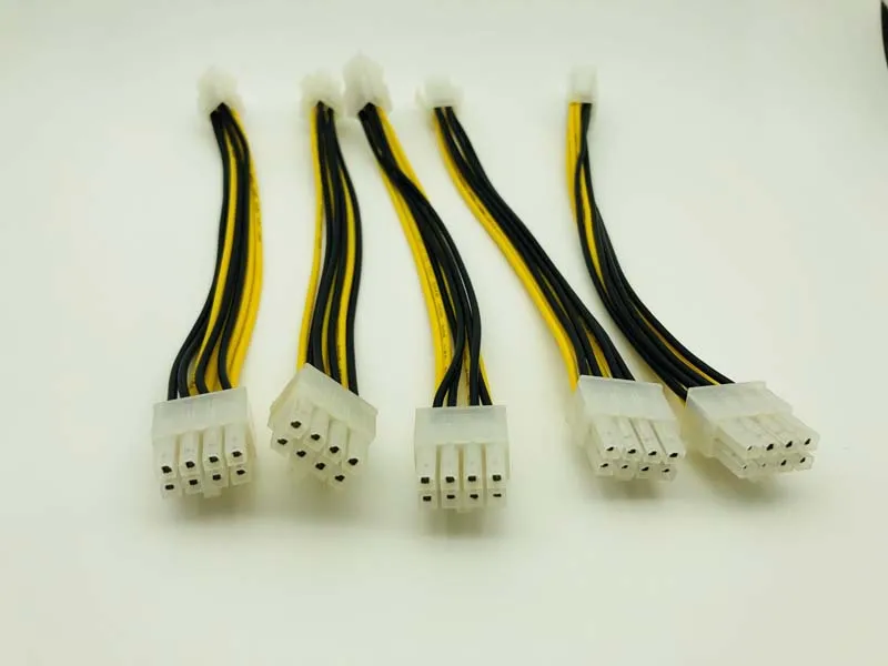 5PCS ATX 4Pin 20cm Male To 8Pin Female EPS Power Cable Adapter CPU Supply Converter Convertor For BTC Miner Mining | Компьютеры и офис