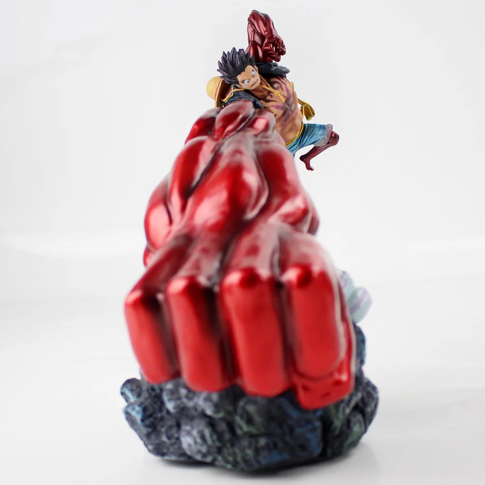Аниме One Piece Monkey D Luffy экшн фигурка Gear Four 4th King Kong Gun Dressrosa модели игрушки|Игровые