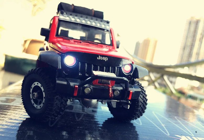 Ручная работа 1:35 RC Гусеничный модифицированный автомобильный модификация для 1/35 Orlando Hunter Wrangler внедорожный альпинистский автомобиль
