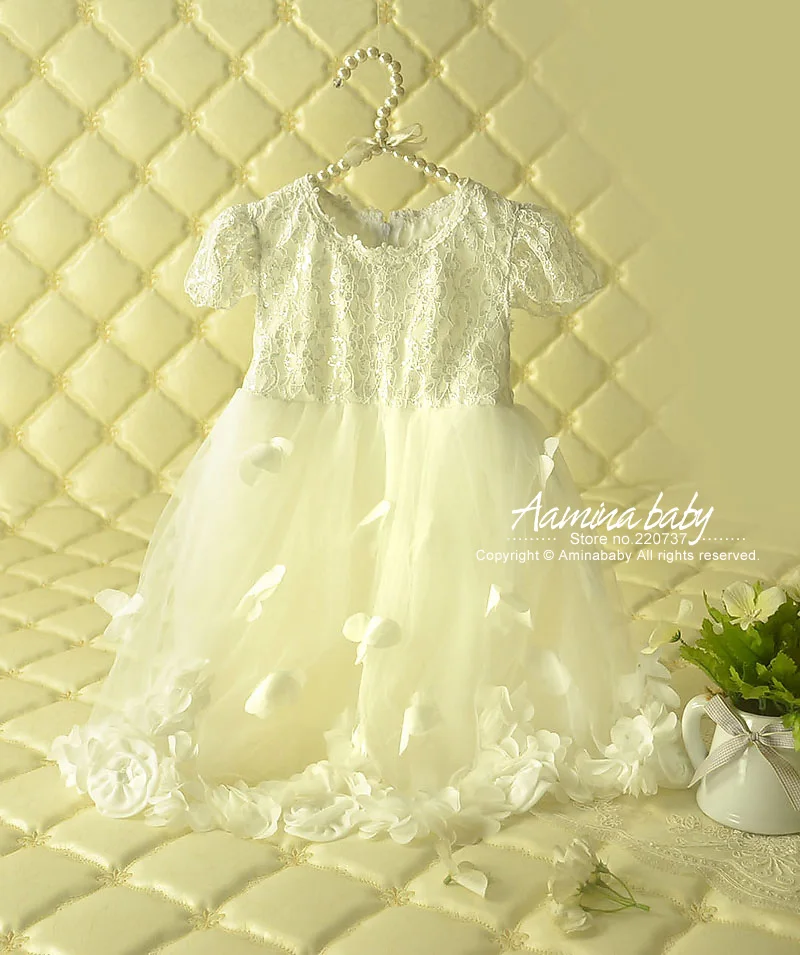 [aamina] Sliver Flowers Girls Dresses Summer 2017 Kids Clothes wholesale China Clothing 5pcslot #3541-3 | Детская одежда и обувь