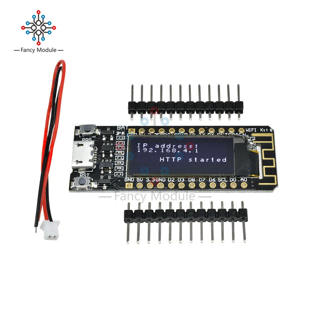 Модуль вспышки ESP8266 с Wi-Fi 0 91 дюйма OLED CP2014 32 Мб PCB NodeMcu для Arduino IOT макетная плата |