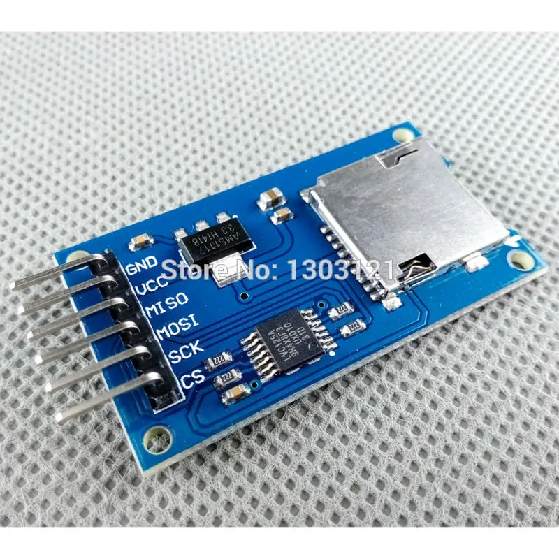 1 шт./лот Micro SD карта Mini Card Reader модуль SPI интерфейсы с уровня микросхемы