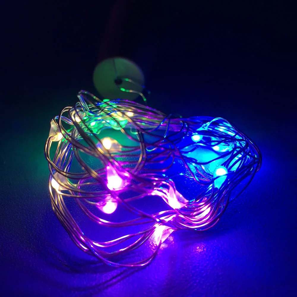 Светодиодный светильник с 2 м 20LED медный провод Фея Рождество Свадебная вечеринка