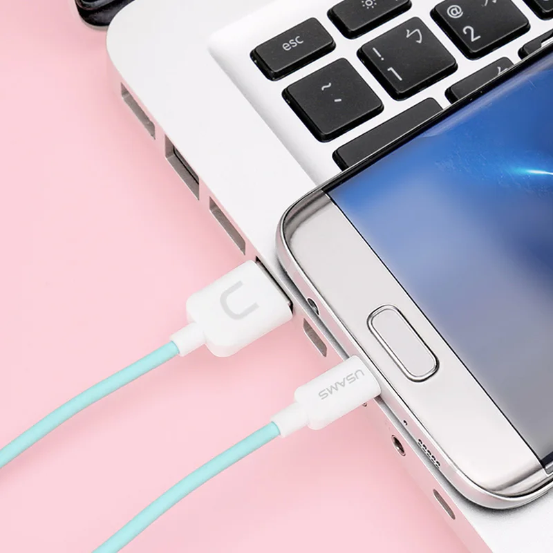 Кабель Micro USB USAMS для синхронизации данных зарядный кабель Samsung мобильного