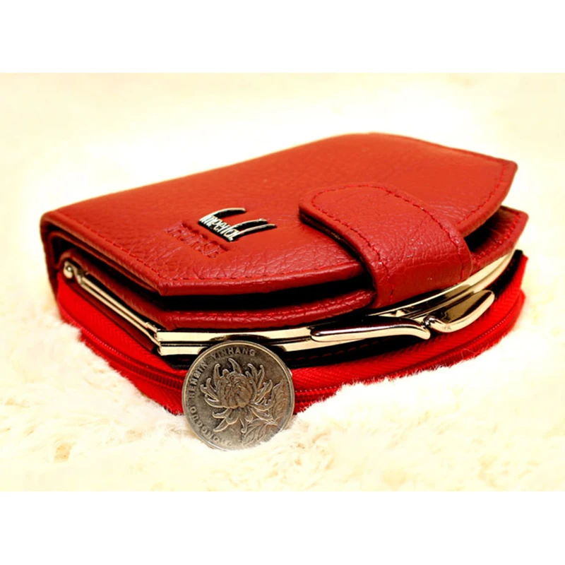 Кожаный кошелек для монет маленький мини из натуральной коровьей кожи Винтажный