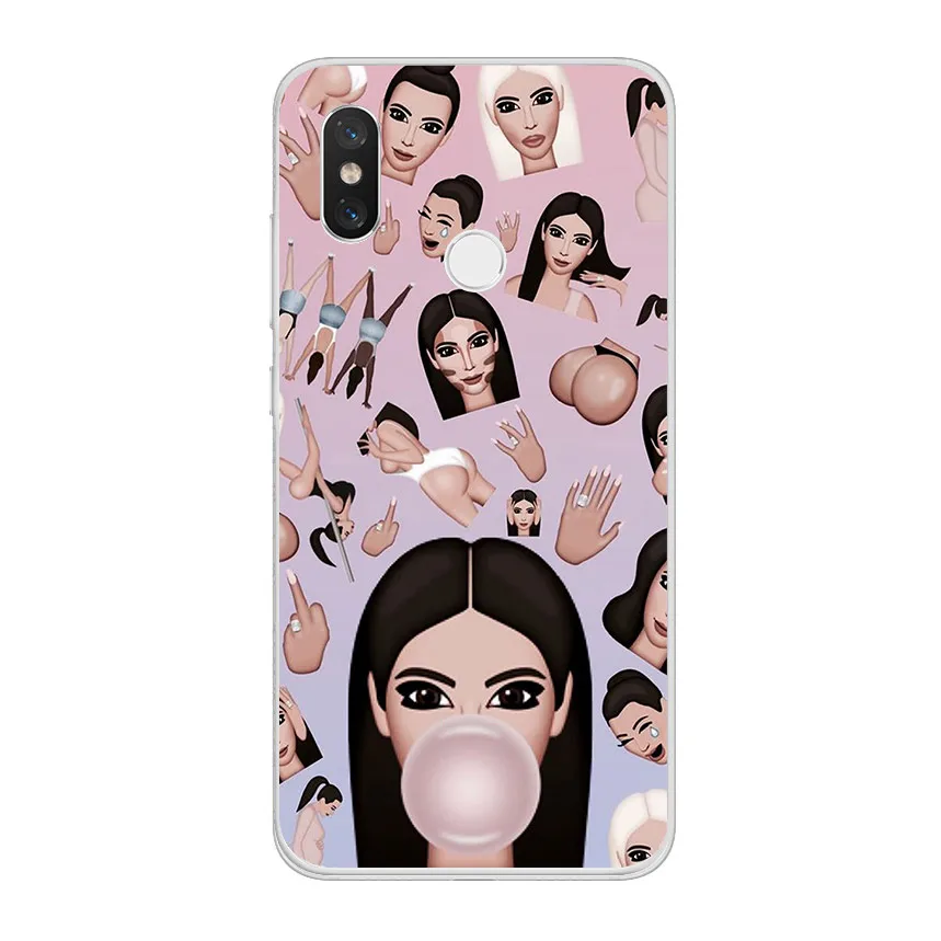 ciciber Cover For Xiaomi MIX MAX 3 2 1 S Pro MI A2 A1 9 8 6 5 X 5C 5S Plus Lite SE Pocophone F1 Phone Case TPU Cute Fashion Girl |