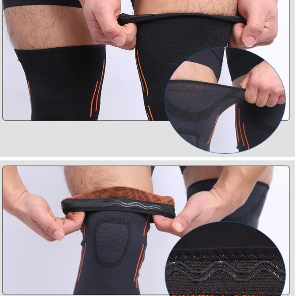1 пара регулируемый спортивный эластичный бандаж на колено для тренировок