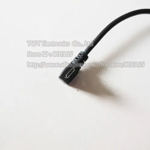 Кабель/шнур с разъемом USB 2 0 левый угол 90 градусов к прямоугольному микро
