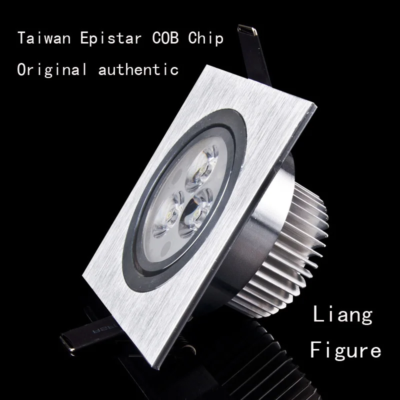 Потолочный светильник алюминиевый светодиодный cob с регулируемой яркостью