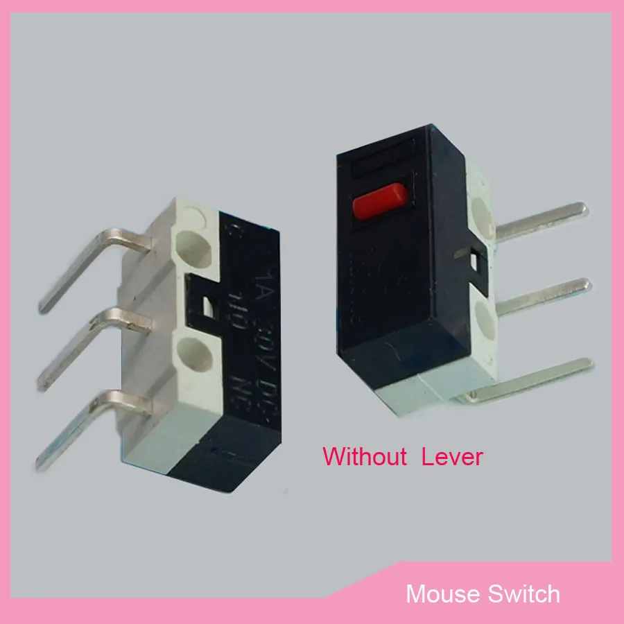 10 шт. 3P переключатель мыши 90 градусов вертикальный 3Pin DC 1A 125V AC Прямоугольный Без
