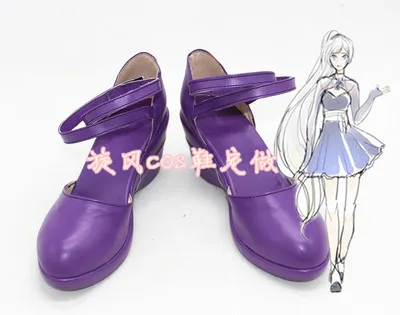RWBY 4 Белый трейлер Weiss Schnee косплей ботинки обувь на заказ любой размер |