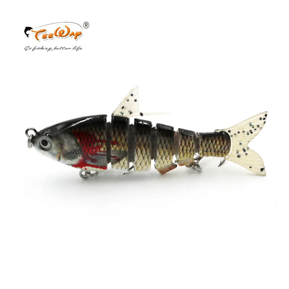 1 шт. 10 см 17 г рыболовные приманки Isca искусственная приманка 6 сегментов Swimbait Crankbait