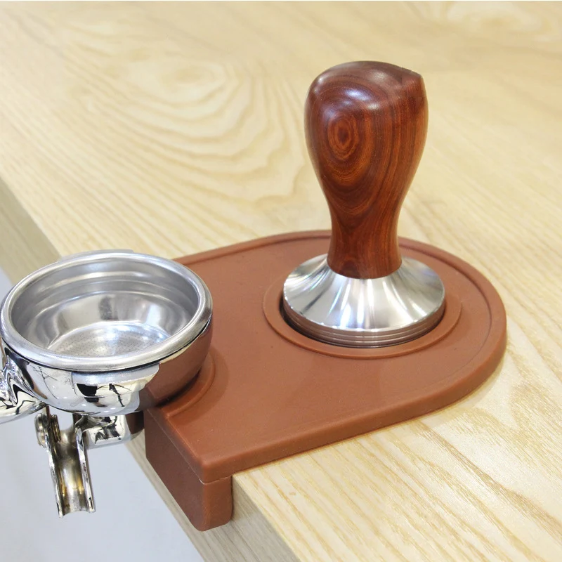 3 размера кофейный коврик для темпера резиновый держатель неправильной формы