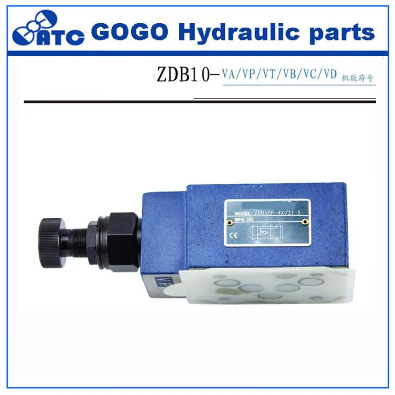 ZDB6 Z2DB6 ZDB10 ZDB16 сэндвич пластина управляемый клапаном сброса давления|relief valve|pressure