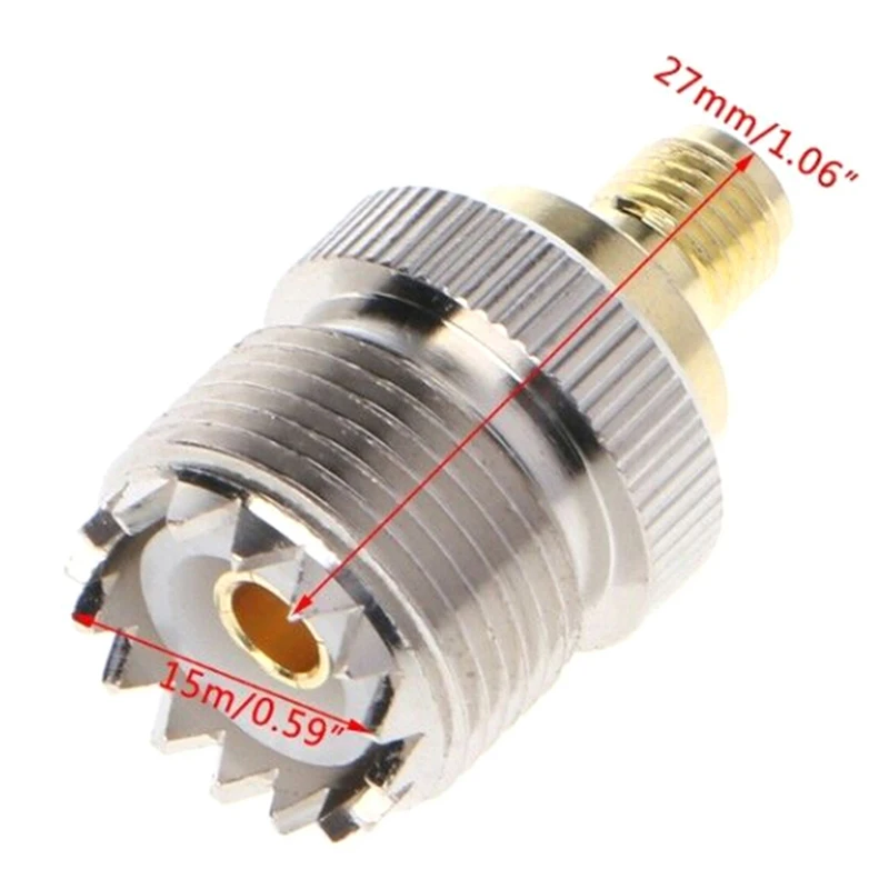 1 шт. гнездо SMA в UHF RF коаксиальный разъем адаптер SO239 SL16 RF|Соединители| |