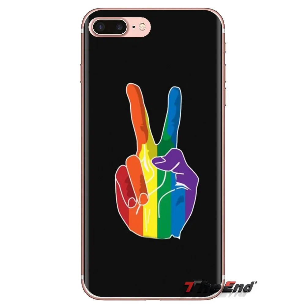 Мягкий ТПУ чехол для телефона гей лесбиянок ЛГБТ Радуга фестиваль Прайд арт Samsung