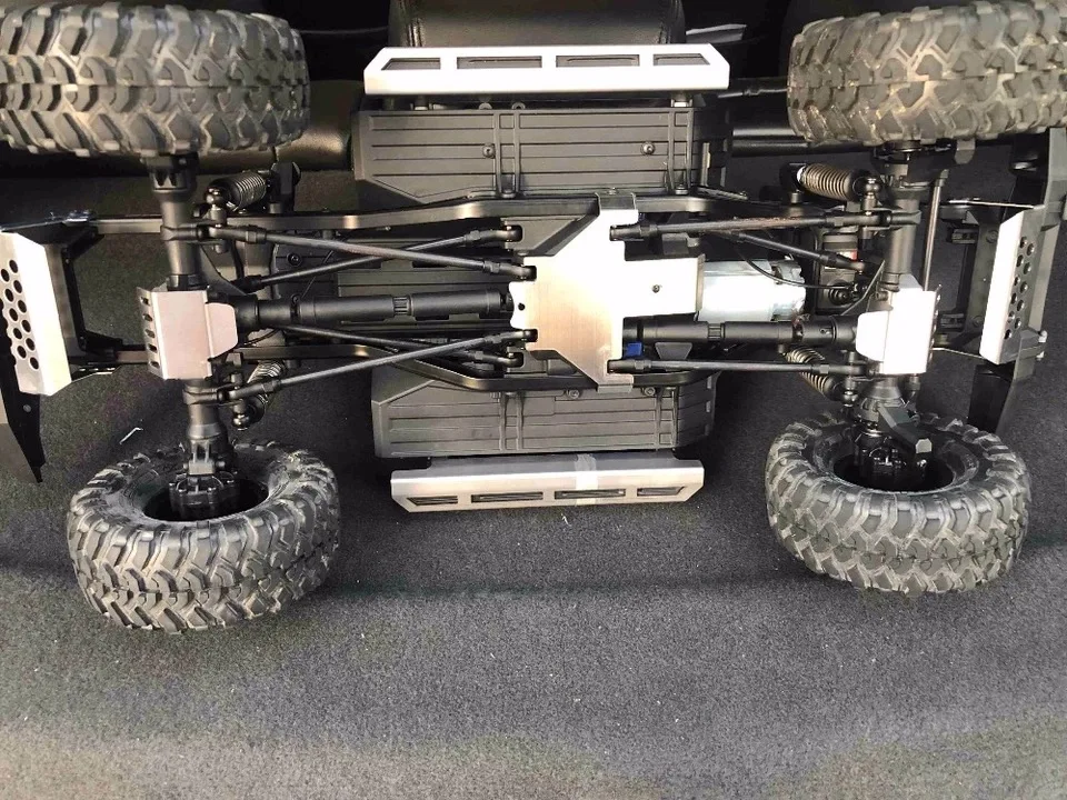 TRX4 TRX-4 T4 передний бампер из нержавеющей стали Нижняя + задняя защита ось крепление